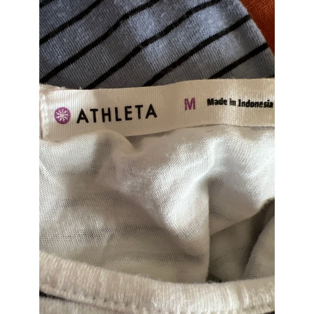 Athleta Sun Kissed Striped Midi Dress - size Medium - Picture 3 of 4